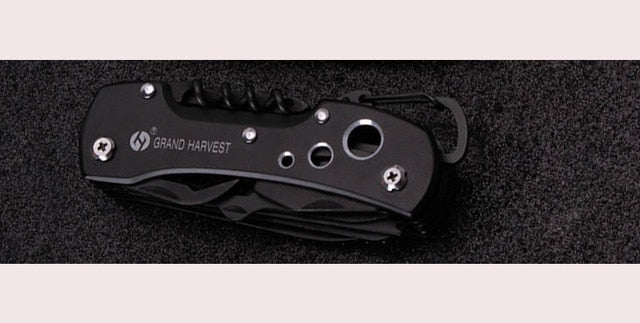 Outdoor Multifunctional Army Military Folding Knife Survival Blade