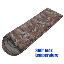 Charger l'image dans la galerie, 2020 New Sale High Quality Cotton Camping Sleeping Bag 15~5degree Envelope Style Army or Military or Camouflage Sleeping Bags