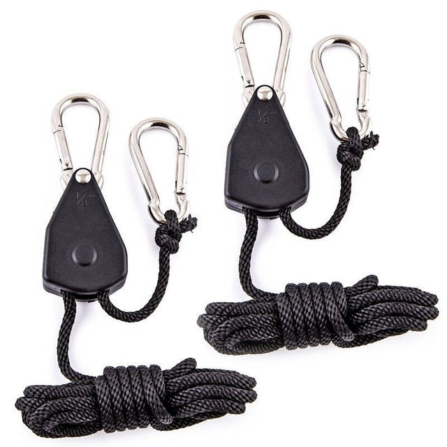 A Pair Camping Hiking Pulley Rope