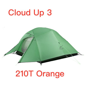 Naturehike Cloud Up Serie 123 Upgraded Camping Tent Waterproof Outdoor Hiking Tent 20D 210T Nylon Backpacking Tent With Free Mat