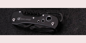 Outdoor Multifunctional Army Military Folding Knife Survival Blade