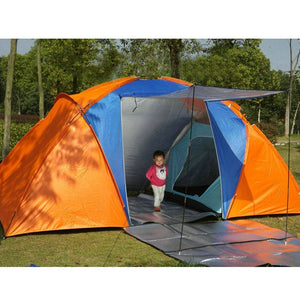 Quality 5-8 Person Large Tent Waterproof Double Layer Summer Tent Outdoor Camping Hiking Fishing Hunting Familiy Party Tent